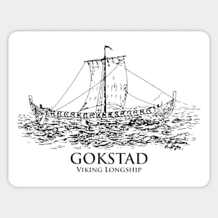 Gokstad Viking Longship Sticker